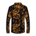 Hot Sale Size: M-5XL / 2019 New Fashion Floral Print Slim Fit Shirts Men's Long Sleeve Casual Dress Shirts 19 Colors