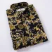 Hot Sale Size: M-5XL / 2019 New Fashion Floral Print Slim Fit Shirts Men's Long Sleeve Casual Dress Shirts 19 Colors