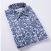 Hot Sale Size: M-5XL / 2019 New Fashion Floral Print Slim Fit Shirts Men's Long Sleeve Casual Dress Shirts 19 Colors