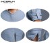 INCERUN Chinese Style Mens Shirts Long Sleeve Folded V Neck Plain Tee Shirt Loose Fit Cotton Tops Man Camisas Masculina Clothing