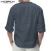 INCERUN Fashion Men Shirt Long Sleeve Cotton Solid Casual Basic Shirt Men Tops Leisure Fitness Pullovers Camisa Plus Size 2019