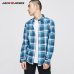 Jack Jones COTTON 100% fashion casual slim fit version multicolor plaid long sleeve top men shirts| 216405518