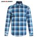 Jack Jones COTTON 100% fashion casual slim fit version multicolor plaid long sleeve top men shirts| 216405518