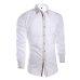 Jeetoo 2019 Men's Solid Slim Casual Wedding Shirt Business Long Sleeve Men Dress Blouses Work Wear Formal Male Tuxedo Plus Size