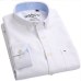 Langmeng New Arrival 60% Cotton Mens Oxford Casual Shirts Spring 2018 Long Sleeve Slim Fit Striped Dress Shirt Men Plus Size 5XL