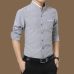 Legible Casual Social Formal shirt Men long Sleeve Shirt Business Slim Office Shirt male Cotton Mens Dress Shirts white 4XL 5XL