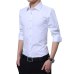 Legible Casual Social Formal shirt Men long Sleeve Shirt Business Slim Office Shirt male Cotton Mens Dress Shirts white 4XL 5XL