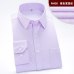 Long Sleeve Dress Shirt Men Brand Clothing Cotton High Quality Smart Casual Social Shirts White Wedding Shirt Camisa Masculina