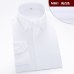 Long Sleeve Dress Shirt Men Brand Clothing Cotton High Quality Smart Casual Social Shirts White Wedding Shirt Camisa Masculina