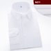 Long Sleeve Dress Shirt Men Brand Clothing Cotton High Quality Smart Casual Social Shirts White Wedding Shirt Camisa Masculina