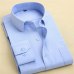 Long Sleeve Shirt Men 2017 Autumn New Fashion Designer High Quality Solid Shirt Non Iron Slim Fit Business Shirts Formal 4XL X00