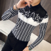 Luxury Royal Shirt Men Casual Slim Fit Long Sleeve Men Paisley Print Shirt Camisa Social Masculina Manga Longa Prom Party Shirt