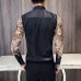 Luxury Royal Shirt Men Casual Slim Fit Long Sleeve Men Paisley Print Shirt Camisa Social Masculina Manga Longa Prom Party Shirt