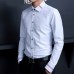 MIACAWOR Dress Shirts Men Fashion Oxford Shirts Long-Sleeve Camisa Masculina Slim Fit Camisa Social Casual White Shirt C274