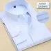 Men Long Sleeve Shirt 2019 Spring New Brand Solid Color Business Office Formal Men Dress Shirt Plus Size Male Shirt Chemise 7XL