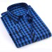 Men Plaid Shirt 100% Cotton 2017 Spring Autumn Casual Long Sleeve Shirt Soft Comfort Slim Fit Styles Brand Man Clothes