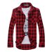 Men Plaid Shirt Camisas Social 2019 Autumn Men's Fashion Plaid Long-sleeved Shirt Male Button Down Casual Check Shirt