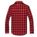 Men Plaid Shirt Camisas Social 2019 Autumn Men's Fashion Plaid Long-sleeved Shirt Male Button Down Casual Check Shirt