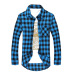 Men Plaid Shirt Camisas Social 2019 Autumn Men's Fashion Plaid Long-sleeved Shirt Male Button Down Casual Check Shirt