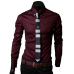 Men Plaid Shirts Brand 5XL 2018 New Mens Dress Shirts Long Sleeve Slim Casual Black White Social Male Clothes Chemise Homme 25