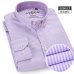 Men Shirt Long Sleeve Regular Fit Men Plaid Shirt Striped Shirts Men Dress Oxford Camisa Social 5XL 6XL large sizes Streetwear