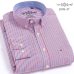 Men Shirt Long Sleeve Regular Fit Men Plaid Shirt Striped Shirts Men Dress Oxford Camisa Social 5XL 6XL large sizes Streetwear