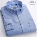 Men Shirt Long Sleeve Regular Fit Men Plaid Shirt Striped Shirts Men Dress Oxford Camisa Social 5XL 6XL large sizes Streetwear