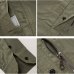 Men Shirt military Mens Long Sleeve Slim fit camisa masculina Khaki Army green Shirt High Quality Shirt men