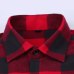 Men's 100% Cotton Casual Plaid Shirts Pocket Long Sleeve Slim Fit Comfortable Brushed Flannel Shirt Leisure Styles Tops Shirt