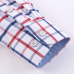 Men's Long Sleeve Oxford Plaid Striped Button Down Dress Shirt with Single Chest Pocket 100% Cotton Leisure Office Work Shirts