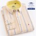 Men's Oxford 100% Cotton Fashion Stripe Casual Long Sleeve Shirts Retro Style High Quality Design Men's Dress Shirts Blouse