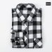 Men's Plaid Flannel Shirt Slim Fit Soft Spring Male Shirt Brand Men's Business Casual Long-sleeved Shirts  Plus Size 5XL 6XL