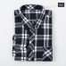 Men's Plaid Flannel Shirt Slim Fit Soft Spring Male Shirt Brand Men's Business Casual Long-sleeved Shirts  Plus Size 5XL 6XL