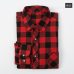 Men's Plaid Flannel Shirt Slim Fit Soft Spring Male Shirt Brand Men's Business Casual Long-sleeved Shirts  Plus Size 5XL 6XL