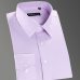 Men's Regular-fit Coarse-twill Solid Basic Dress Shirt Formal Business Long Sleeve White Tops Shirts for Social Work Office Wear