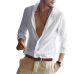 NIBESSER Mens White Sexy Beach Shirts Long Sleeve Business Shirt Brand Male Slim Fit Casual Solid dress shirt camisa masculina