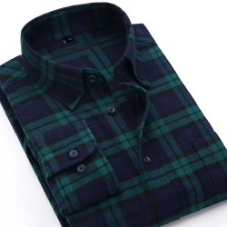 Plaid Shirt 2019 New Autumn Winter Flannel Red Checkered Shirt Men Shirts Long Sleeve Chemise Homme Cotton Male Check Shirts