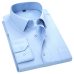 Plus Large Size 8XL 7XL 6XL 5XL Mens Business Casual Long Sleeved Shirt Classic White Black Dark Blue Male Social Dress Shirts