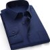 Plus Large Size 8XL 7XL 6XL 5XL Mens Business Casual Long Sleeved Shirt Classic White Black Dark Blue Male Social Dress Shirts