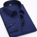 Plus Size 8XL Long Sleeve Solid 6XL Mens Casual Social Shirts Big size Men Blouse Work Clothes 5XL 6XL 7XL Cheap QiSha BS12xx