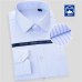 Plus size S to 8xl Basical Pure Cotton Long Sleeve Square collar comfortable non-Iron easy care striped solid male formal shirts