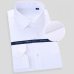 Plus size S to 8xl Basical Pure Cotton Long Sleeve Square collar comfortable non-Iron easy care striped solid male formal shirts