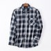 Quality Flannel Plaid Men Shirt Cotton Spring Autumn Casual Long Sleeve Dress Shirts Soft Comfort Slim Fit Button Down Clothes