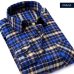 Quality Warm Autumn Winter Flannel Plaid Shirt Red Checkered Shirt Men Shirts Long Sleeve Chemise Homme Cotton Dress Shirts