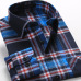 Quality Warm Autumn Winter Flannel Plaid Shirt Red Checkered Shirt Men Shirts Long Sleeve Chemise Homme Cotton Dress Shirts