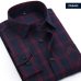 Quality Warm Autumn Winter Flannel Plaid Shirt Red Checkered Shirt Men Shirts Long Sleeve Chemise Homme Cotton Dress Shirts