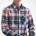 Quality Warm Autumn Winter Flannel Plaid Shirt Red Checkered Shirt Men Shirts Long Sleeve Chemise Homme Cotton Dress Shirts