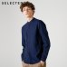 SELECTED New Men Cotton Lined Collar Business Casual Long Sleeve Shirt S|418305538