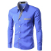 TUNEVUSE Mens shirts Camisa Masculina Long Sleeve Shirt Men Korean Slim Design Formal Casual Male Dress Shirt Size M-4XL 8012