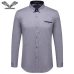 VISADA JAUNA 2018 New Men Shirts Business Long Sleeve Turn-down Collar Cotton Male Shirt Slim Fit Popular Designs N837